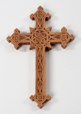 Chip carved cross by M. Adams